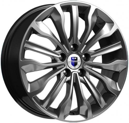 Диски K&K Атакама 6,5x17 5x114,3 ET50 dia 66,1 дарк платинум Россия - 1