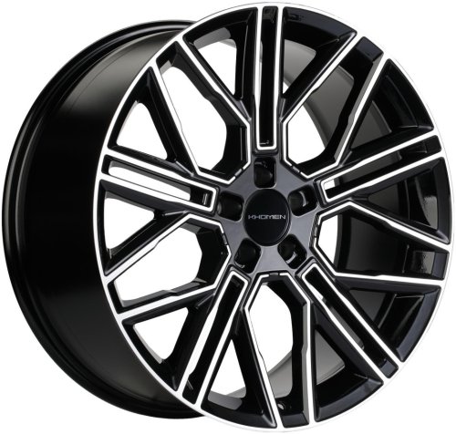 Диски Khomen Wheels KHW2101 (Li 6/7/8/9) 9,5x21 5x120 ET45,5 dia 62,5 black-FP - 1