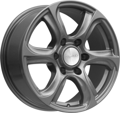 Диски Скад Скала 7,5x17 6x139,7 ET30 dia 106,2 графит Россия - 1