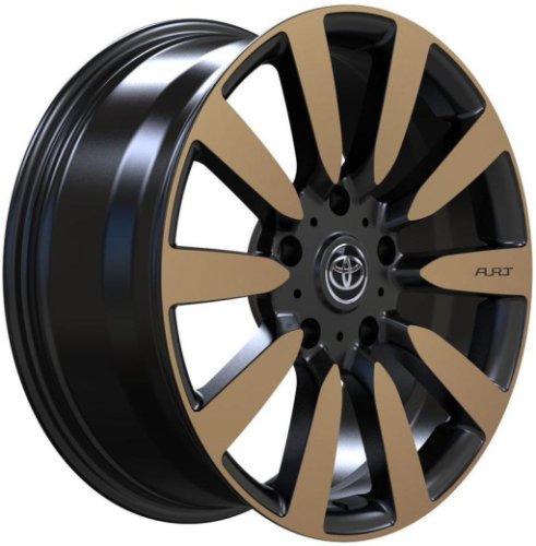 Диски Кованные диски Art Toyota Land Cruiser 300 8,5x20 6x139,7 ET60 dia 95,1 черный+бронзовый матовый - 1