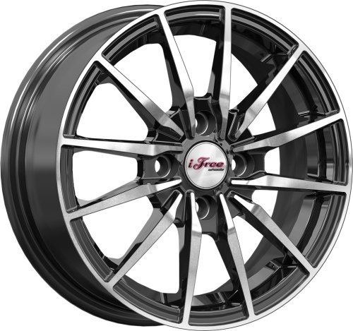 Диски iFree Финчер 5,5x14 4x108 ET35 dia 63,35 блэк джек - 1