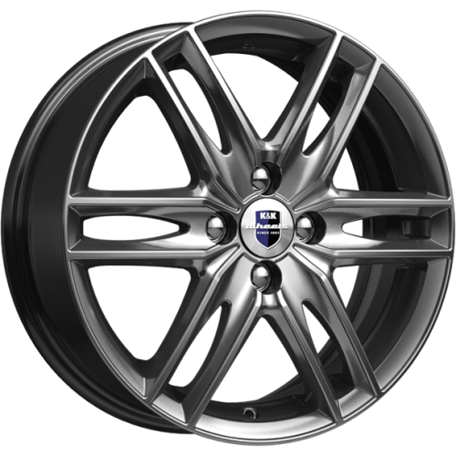 Диски K&K Монтеррей 6x16 5x114,3 ET43 dia 67,1 дарк платинум Россия - 1