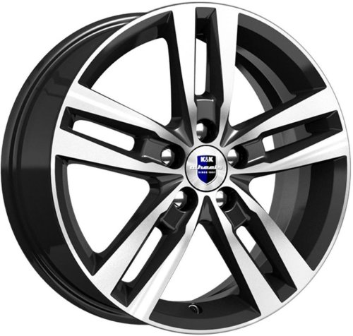 Диски K&K Rassvet 6,5x16 5x112 ET50 dia 57,1 алмаз черный SK Россия - 1