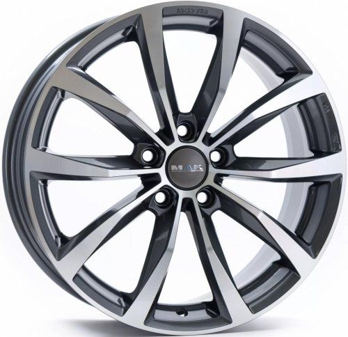 Диски MAK Wolf 7x17 5x98 ET41 dia 58,6 gunmetal mirror face - 1