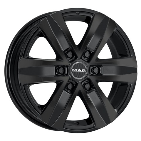 Диски MAK Stone 6 8x18 6x139,7 ET35 dia 67,1 gloss black - 1