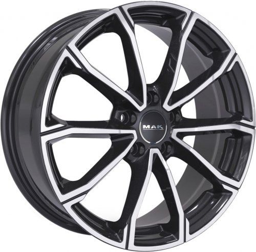 Диски MAK DaVinci 8x19 5x120 ET50 dia 64,1 black mirror - 1