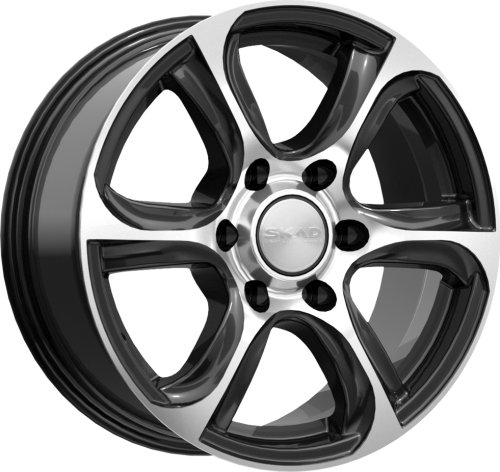 Диски Скад Скала 7,5x17 6x139,7 ET25 dia 106,2 алмаз Россия - 1