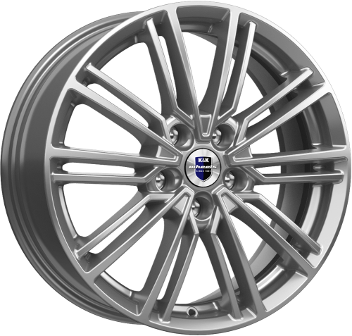 Диски K&K Эрфурт 7x17 4x100 ET41 dia 60,1 дарк платинум Россия - 1