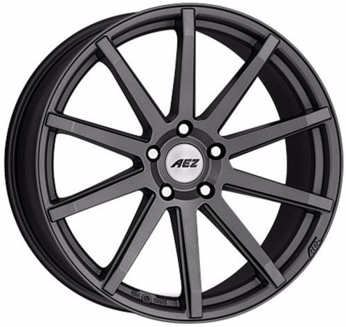 Диски AEZ Straight dark 8x18 5x112 ET48 dia 70,1 matt graphite - 1