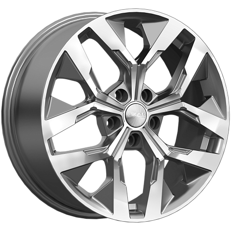 Диски Скад Ламберт 7,5x18 5x108 ET38 dia 60,1 алмаз графит - 1