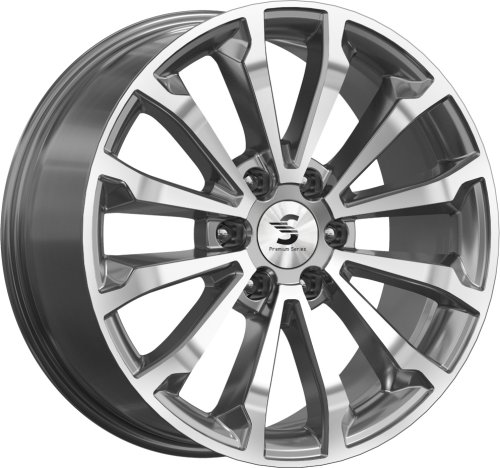 Диски K&K Premium Series КР006 (20_Patrol) 8,5x20 6x139,7 ET30 dia 77,9 diamond gloss graphite - 1