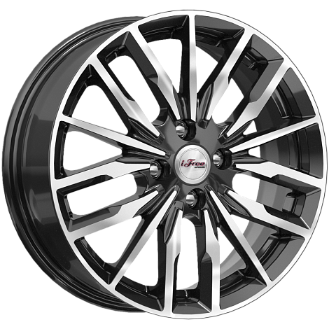 Диски iFree Миконос 6x16 4x100 ET41 dia 60,1 блэк джек Россия - 1