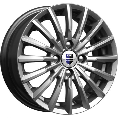 Диски K&K Акцент 5,5x14 4x98 ET40 dia 58,5 дарк платинум Россия - 1