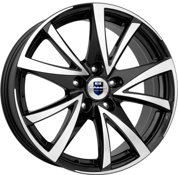 Диски K&K Игуана 7x17 5x114,3 ET50 dia 67,1 алмаз черный Россия - 1