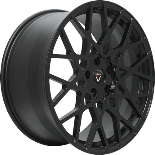 Диски Vissol F-677 8,5x18 5x114,3 ET45 dia 72,6 matte black кованный - 1