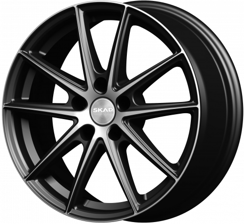 Диски Скад Амстердам 7x17 5x114,3 ET47 dia 66,1 алмаз Россия - 1