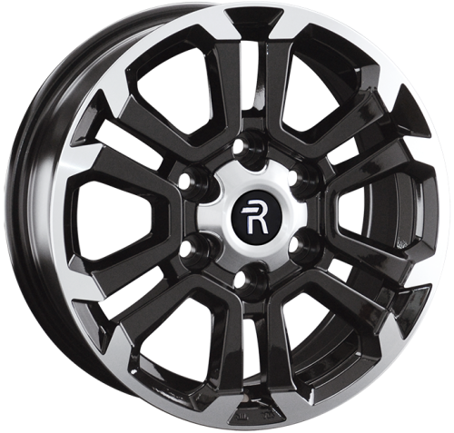 Диски Replay Toyota (TY352) 7,5x17 6x139,7 ET25 dia 106,1 BKF - 1