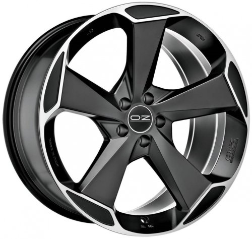Диски OZ Racing Aspen 10x21 5x112 ET52 dia 79 matt black diamond cut - 1