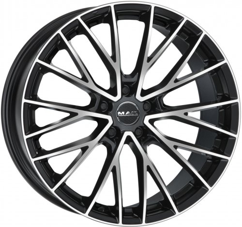 Диски MAK Speciale-D 11,5x22 5x112 ET43 dia 66,6 black mirror - 1