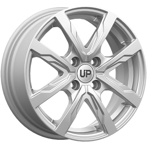Диски Wheels UP Up122 6x15 4x100 ET46 dia 54,1 silver classic - 1
