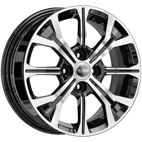 Диски iFree Replica КС945 (15_Rio FB_FL) 6x15 4x100 ET46 dia 54,1 алмаз черный - 1