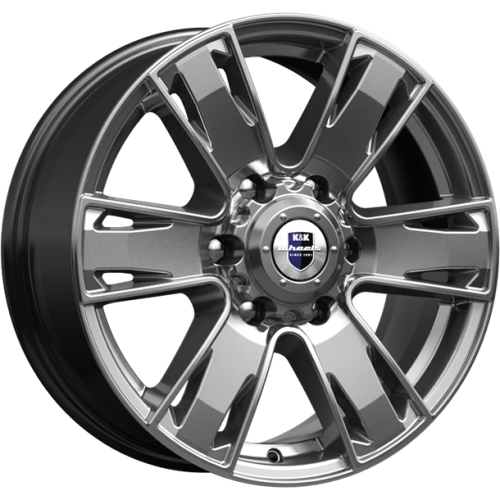 Диски K&K Севенна 7x17 6x139,7 ET30 dia 106,1 дарк платинум Россия - 1