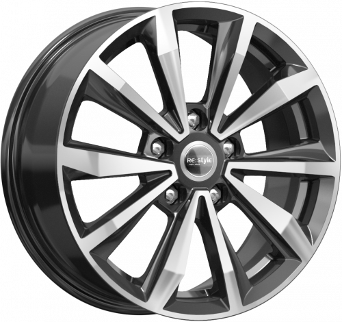 Диски K&K КС974 6,5x16 5x114,3 ET40 dia 66,1 алмаз черный Россия - 1