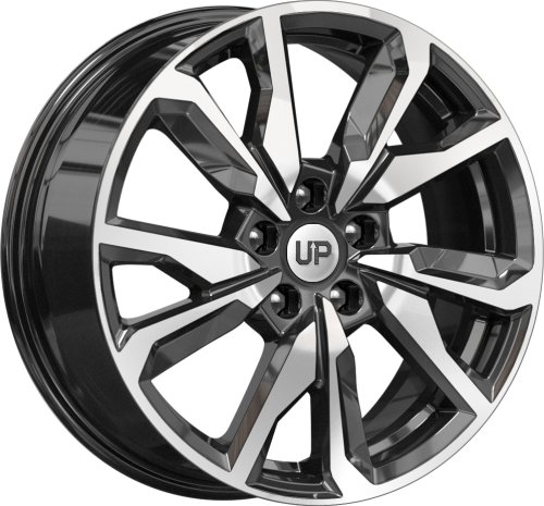 Диски Wheels UP Up114 7x17 5x114,3 ET39 dia 60,1 new diamond - 1