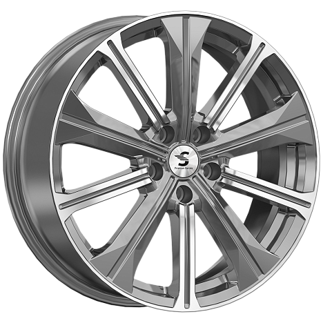 Диски Premium Replica Wheels КР013 7x19 5x112 ET34 dia 66,6 diamond gloss graphite Россия - 1