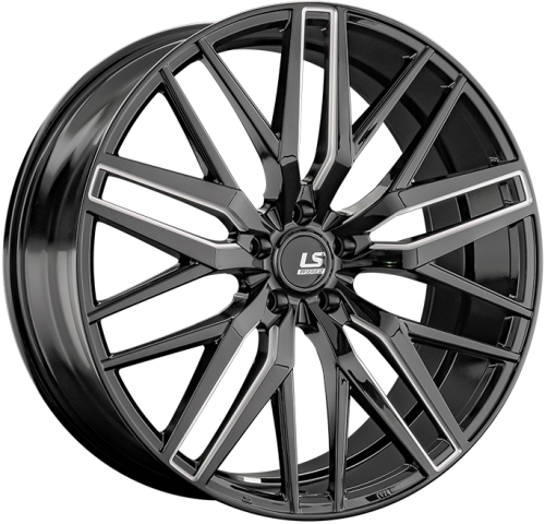 Диски LS FlowForming RC77 9,5x22 5x114,3 ET45 dia 67,1 BK+SSF - 1