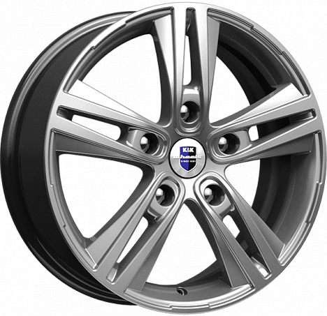 Диски K&K Прайм 6,5x17 5x114,3 ET46 dia 67,1 дарк платинум Россия - 1