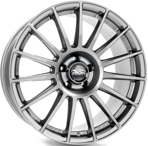 Диски OZ Racing Superturismo Dakar 10x20 5x130 ET48 dia 71,6 matt graphite + silver lettering - 1