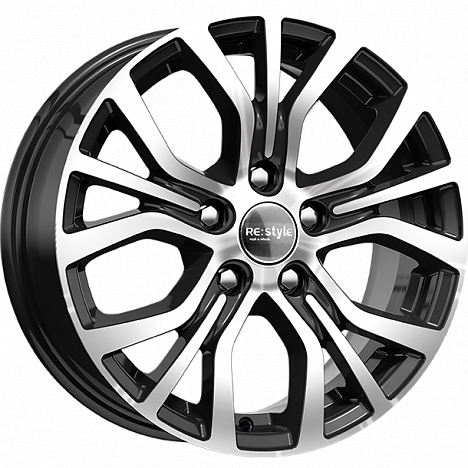 Диски iFree Replica КС736 (ZV 16_Action) 6,5x16 5x112 ET40 dia 66,6 алмаз черный - 1