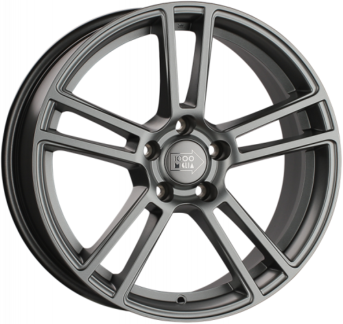 Диски 1000 Miglia MM1002 8.5x19 5x120 ET33 dia 72.6 matt anthracite - 1