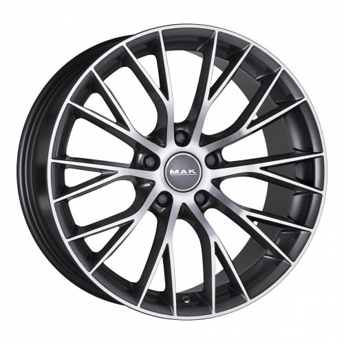 Диски MAK Munchen 8x18 5x120 ET34 dia 72,6 gun metallic mirror - 1