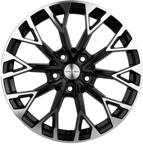 Диски Khomen Wheels KHW1718 (Chery Tiggo 8) 7x17 5x108 ET45 dia 60,1 black-FP - 1
