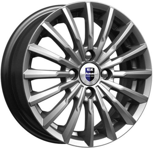 Диски K&K Акцент 5,5x14 4x100 ET43 dia 60,1 дарк платинум - 1
