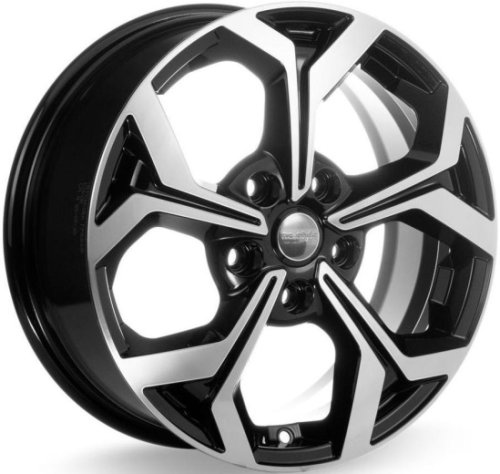 Диски iFree Replica КС878 (ZV 16_Jetta) 6,5x16 5x112 ET50 dia 57,1 алмаз черный - 1