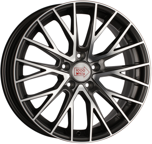 Диски 1000 Miglia MM1009 8x18 5x114,3 ET40 dia 67,1 dark anthracite polished - 1