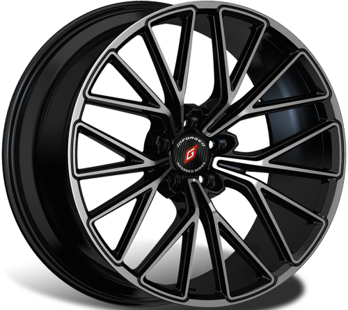 Диски Inforged IFG57 8,5x19 5x108 ET33 dia 60,1 black machined - 1