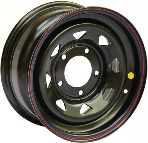 Диски Offroad wheels УАЗ 8x15 5x139,7 ET-19 dia 110,5 черный - 1