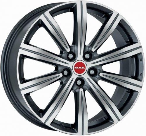 Диски MAK Birmingham 8,5x20 5x112 ET29 dia 66,6 gun metallic mirror - 1