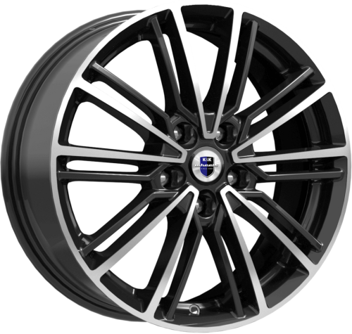 Диски K&K Эрфурт 7x17 5x108 ET40 dia 67,1 алмаз черный Россия - 1