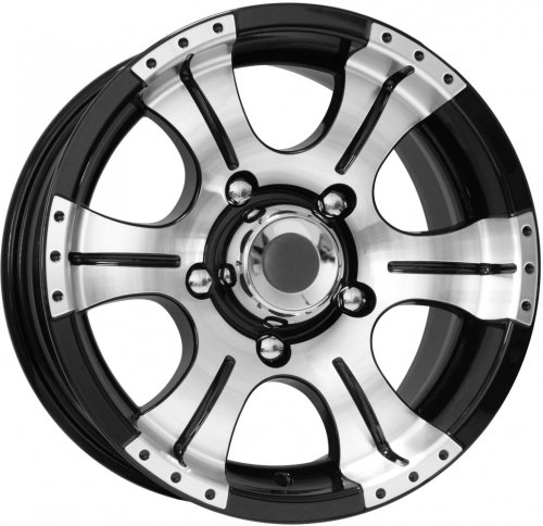 Диски K&K Байконур 8x16 6x139,7 ET0 dia 110,1 алмаз черный Россия - 1