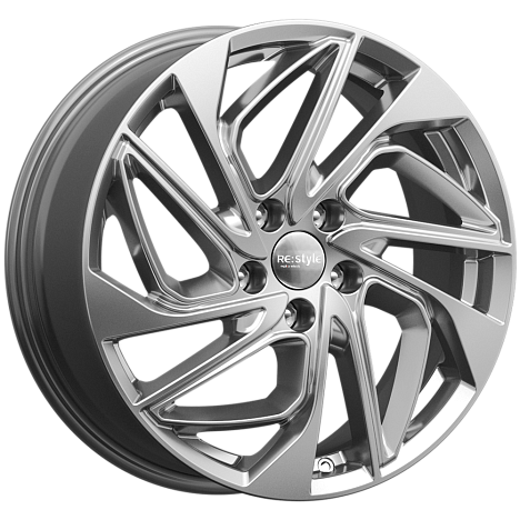 Диски iFree Replica КС883 (ZV 18_Koleos) 7x18 5x114,3 ET35 dia 66,1 дарк платинум - 1