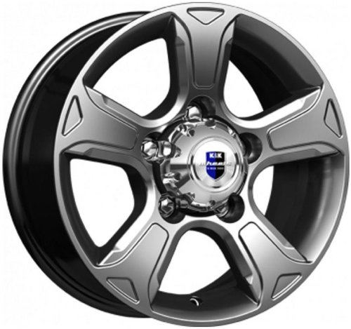 Диски K&K Атлант 7x16 5x139,7 ET35 dia 108,5 дарк платинум - 1