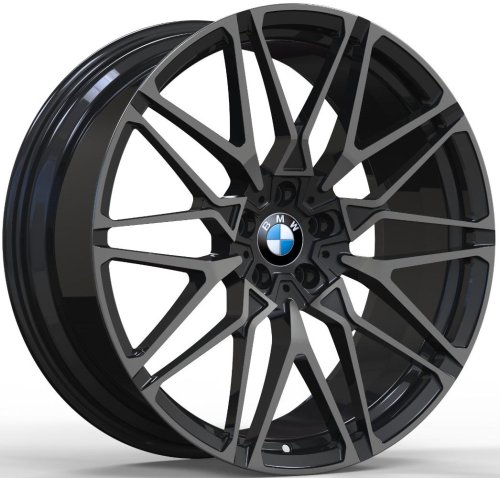 Диски Кованные диски Style 818-1 BMW 9x19 5x112 ET44 dia 66,6 черный+тонированный лак - 1