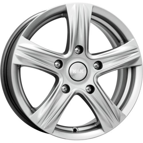 Диски K&K Легион 7x17 5x112 ET54 dia 57,1 блэк платинум Россия - 1