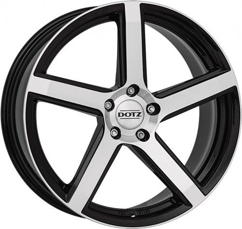 Диски Dotz CP5 dark 8,5x18 5x112 ET45 dia 70,1 black polished - 1