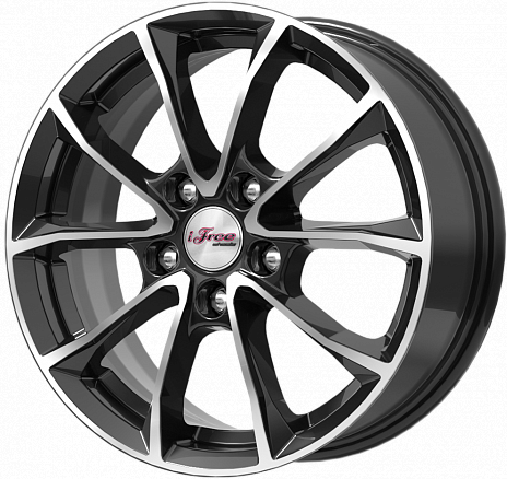 Диски iFree Джет 6,5x16 5x114,3 ET50 dia 67,1 блэк джек Россия - 1